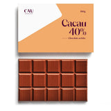 Barra Chocolate Pura ao Leite 40% Cacau - 100g