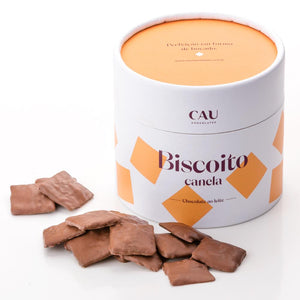 Biscoito de Canela com chocolate ao Leite - Estojo 200g