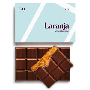 Barra de chocolate Recheada com Laranja - 100g