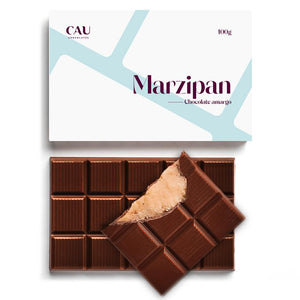 Barra de chocolate Recheada com Marzipã - 100g
